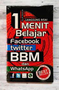 1 Menit Belajar Facebook Twitter BBM Whatsapp