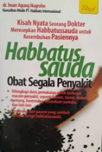 Habbatus Sauda Obat Segala Penyakit